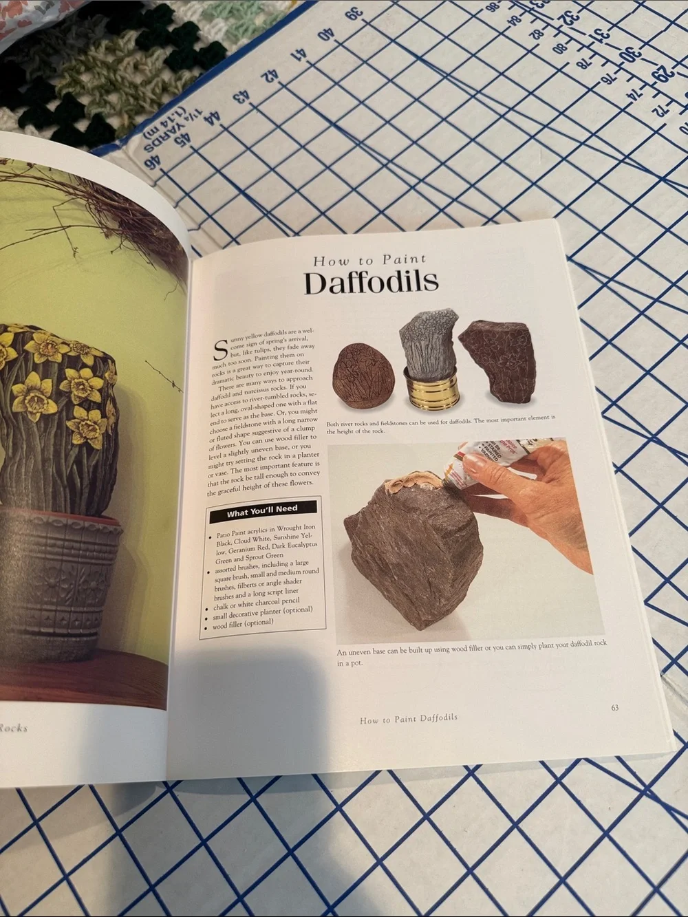 Craft books ’painting flowers